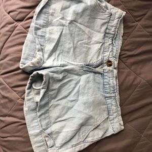 Denim shorts